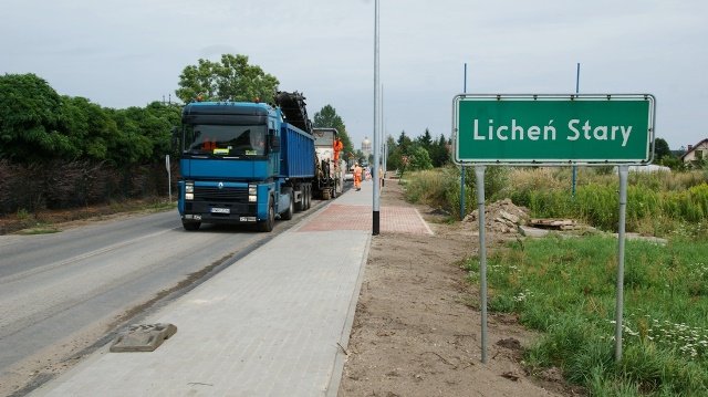 Remont drogi powiatowej na odcinku Licheń Stary – Grąblin