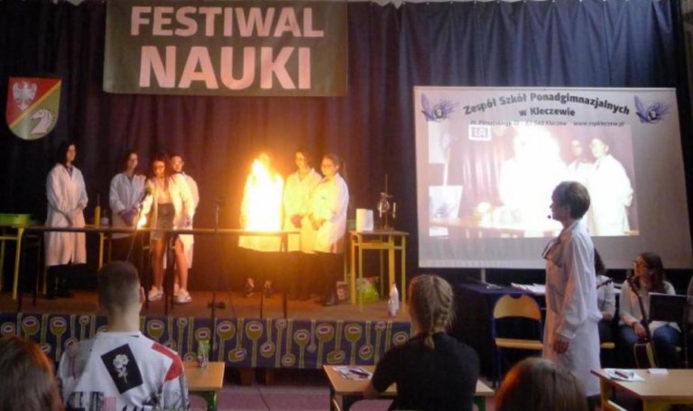 Festiwal Nauki w ZSP w Kleczewie