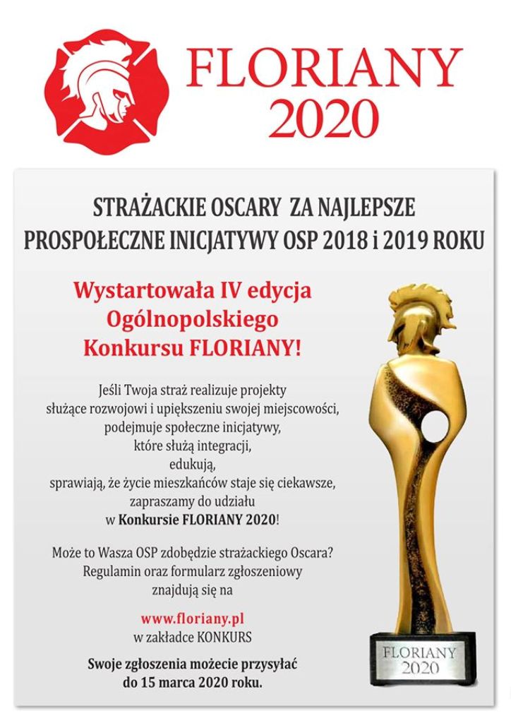 Wystartował Ogólnopolski Konkurs FLORIANY 2020
