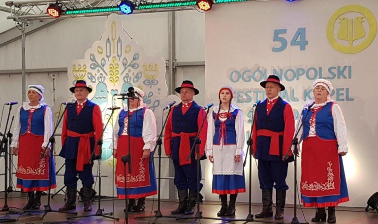 Zespół z Wierzbinka na Festiwalu w Kazimierzu Dolnym