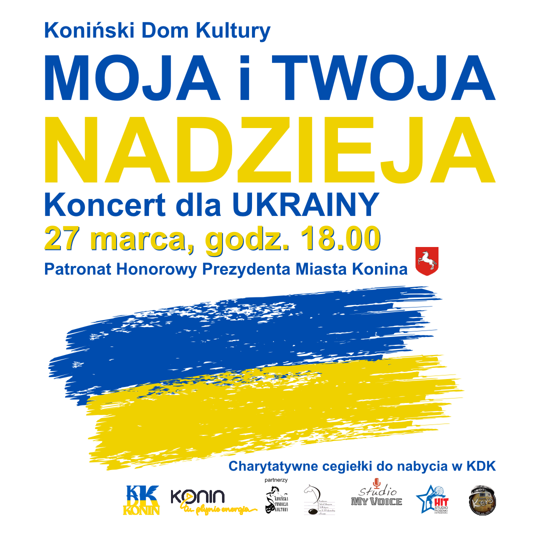 Grafika promująca Koncert dla Ukrainy