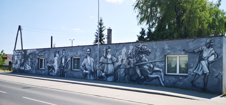 Najnowszy mural w Żychlinie