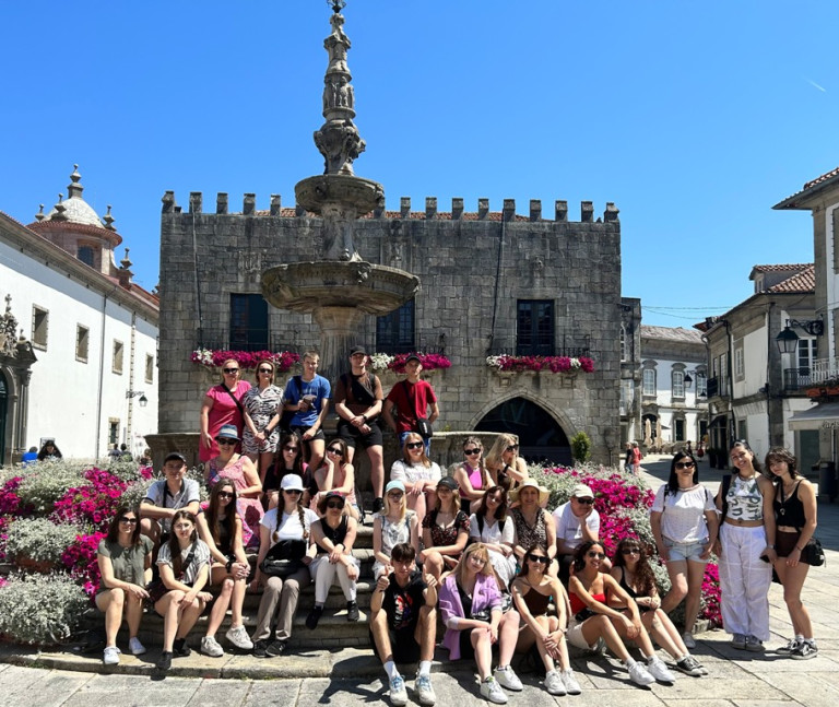 Uczniowie liceum w Portugalii