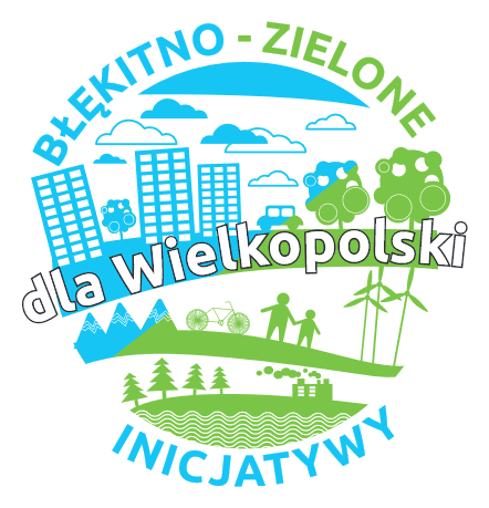 logo programu Błękitno-zielone inicjatywy dla Wielkopolski