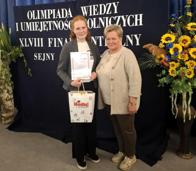 Sukces uczennicy z ZSEU w Żychlinie