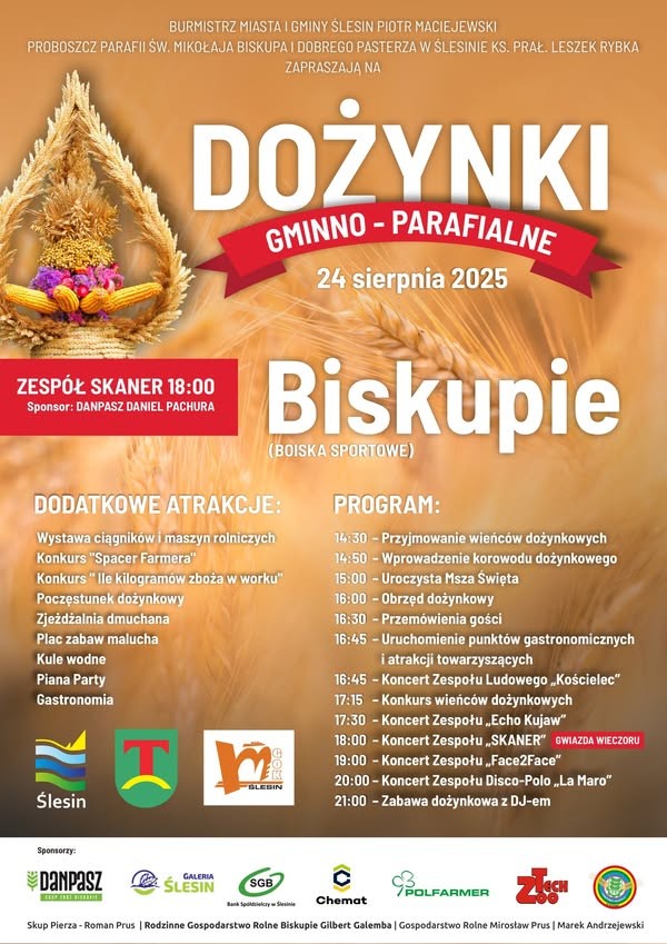 Zapraszamy do powiatu konińskiego na Święto Plonów