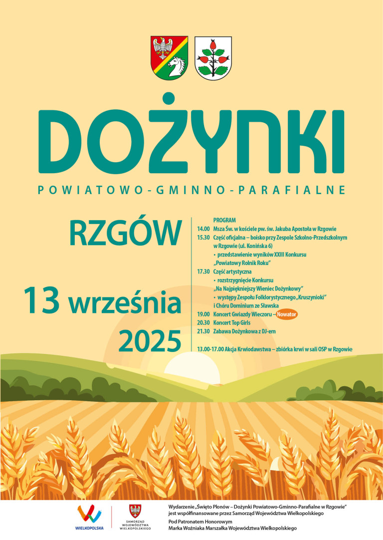 Zapraszamy do powiatu konińskiego na Święto Plonów