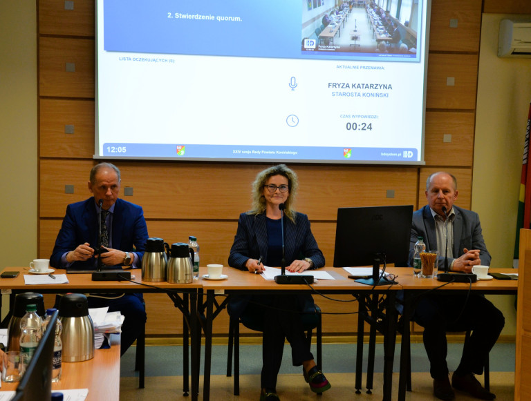 XXIV sesja Rady Powiatu Konińskiego