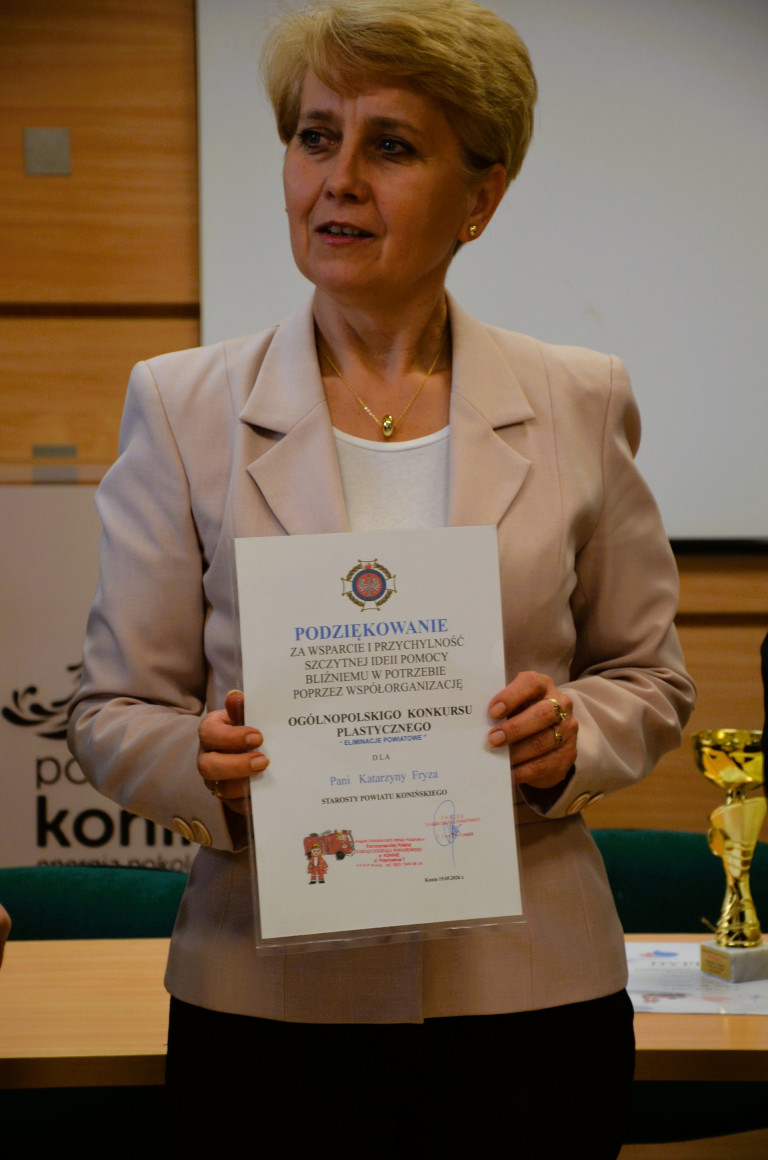 Najlepsi w konkursie strażackim