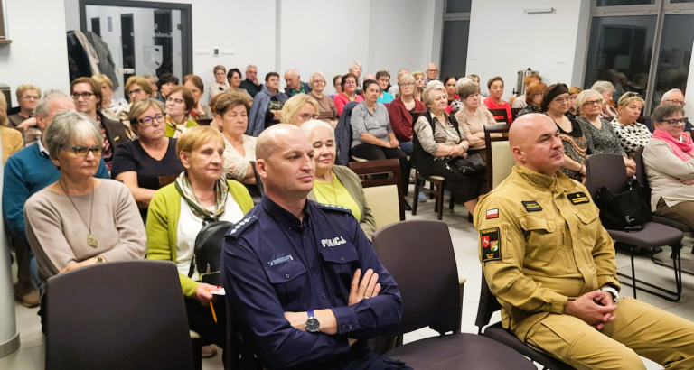 O bezpieczeństwie z seniorami ? spotkanie edukacyjne w Ślesinie