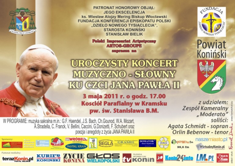 Powiat koniński uczci beatyfikację Jana Pawła II