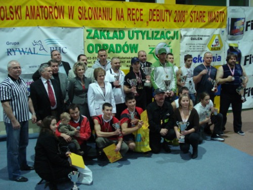 Debiuty 2008 - wyniki rywalizacji siłowych