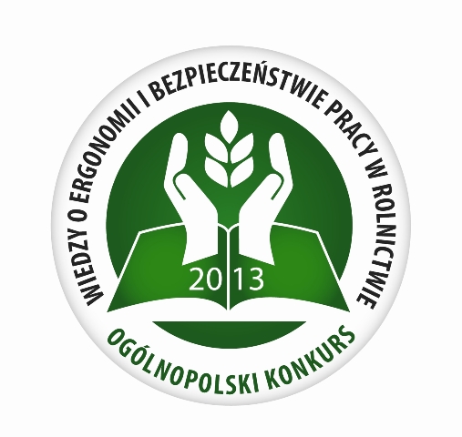 Logo Uczestnicy konkursu VI Ogólnopolski Konkursu Wiedzy o Ergonomii i Bezpieczeństwie Pracy w Rolni