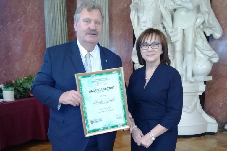 Nagroda dla Dyrektora Miejskiej Biblioteki Publicznej w Koninie