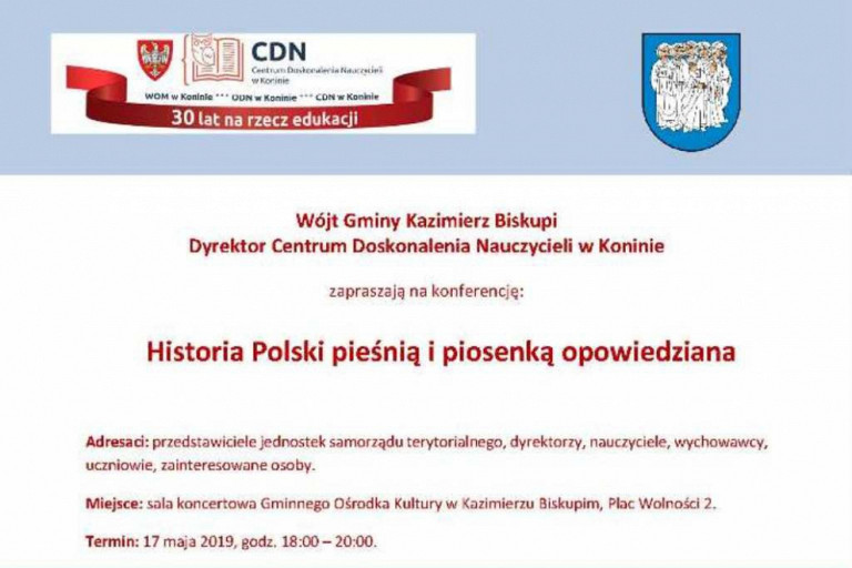 "Historia Polski pieśnią i piosenką opowiedziana" w Kazimierzu Biskupim