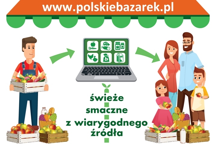 Kampania MRiRW promująca polski e-bazarek