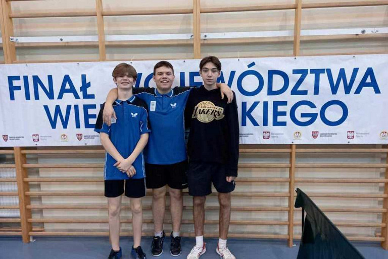 Tenisiści z ZSEU w Żychlinie w finale Mistrzostw Wielkopolski