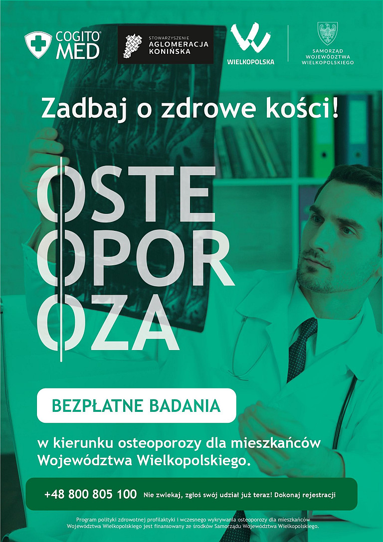 Bezpłatne badania densytometryczne i przesiewowe badania wzroku