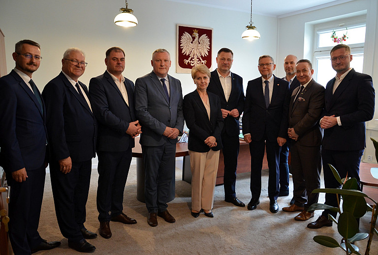 Minister rozwoju i technologii z wizytą w powiecie