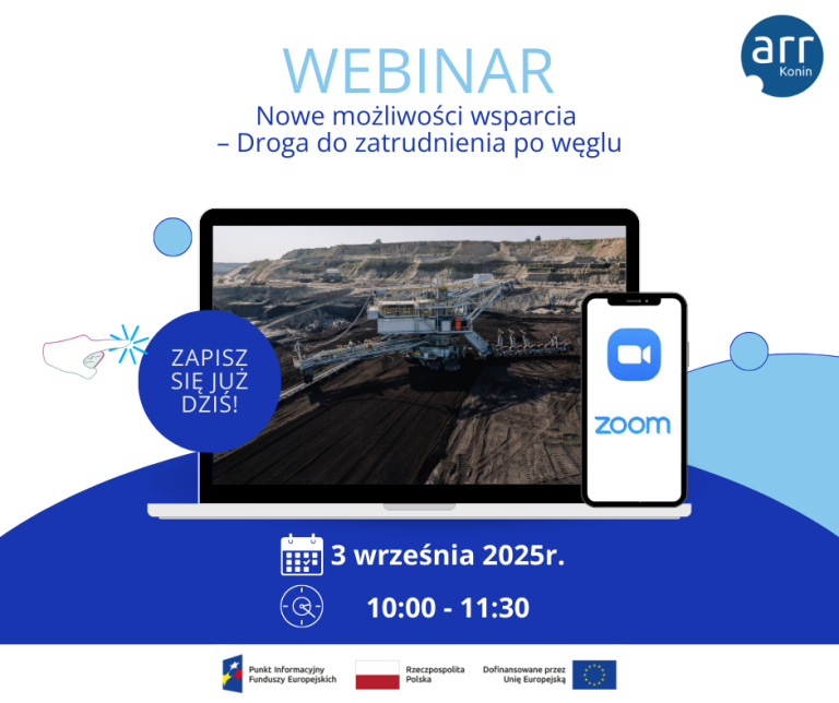 Webinarium. Nowe możliwości wsparcia – Droga do zatrudnienia po węglu