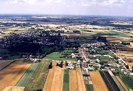 Panorama Miasta i Gminy Rychwał (widok z lotu ptaka)