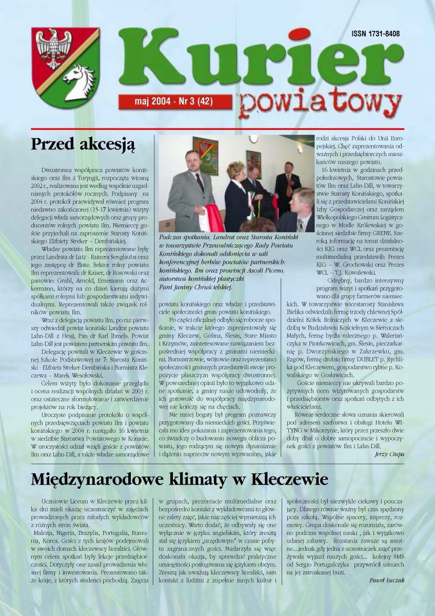 Kurier Powiatowy - maj 2004 (okładka)